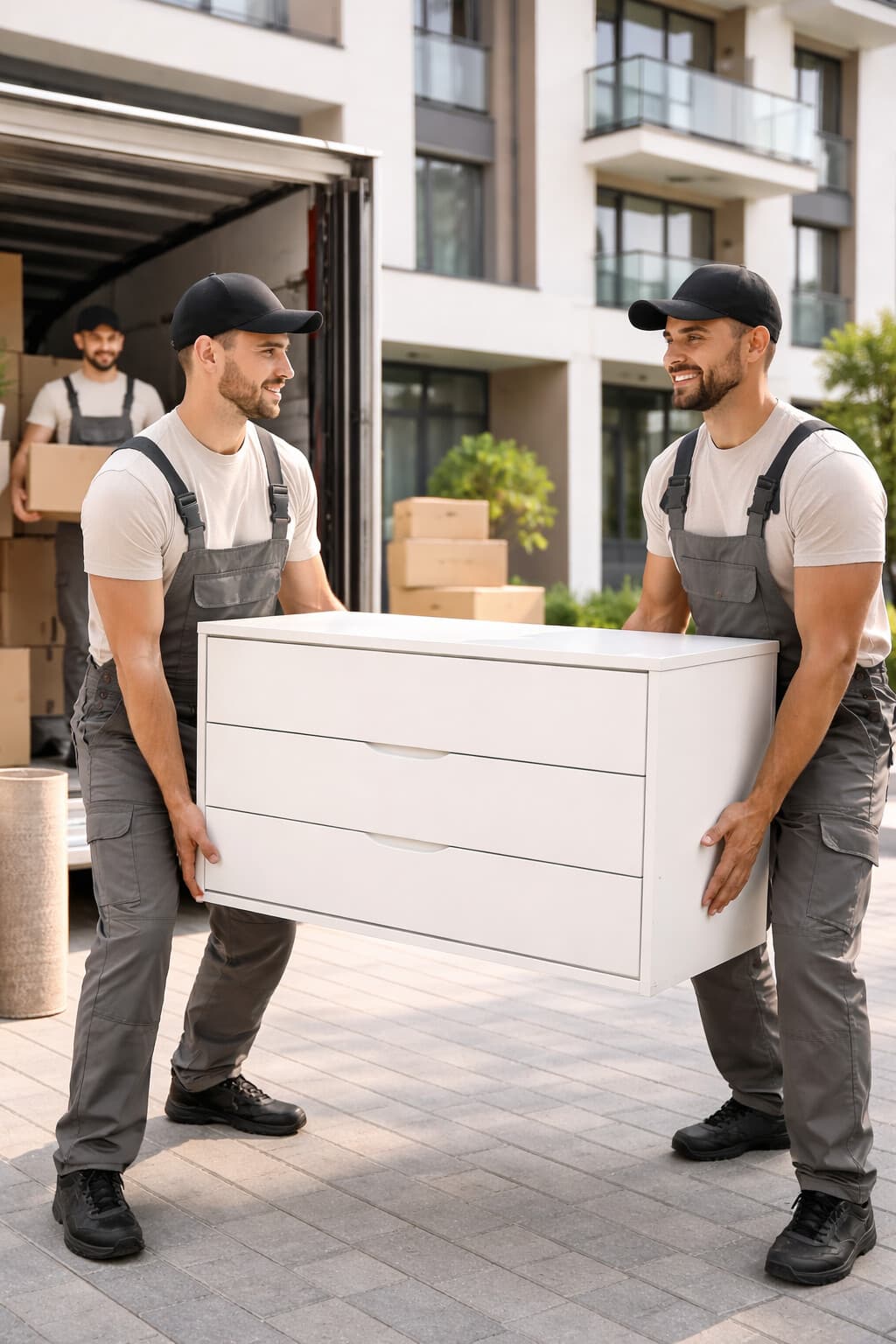 Umzugsunternehmen im Einsatz